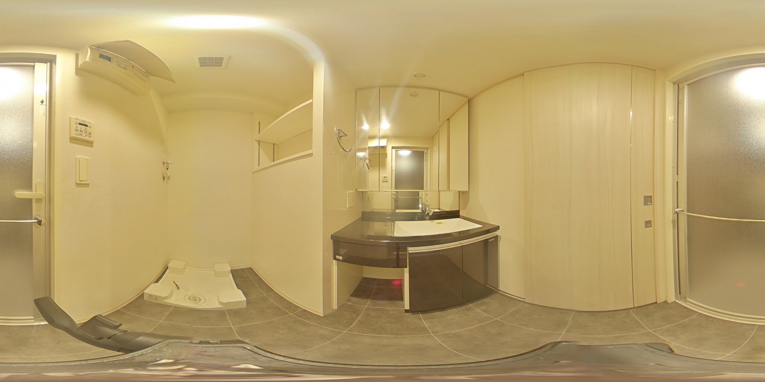 洗面台　洗濯機