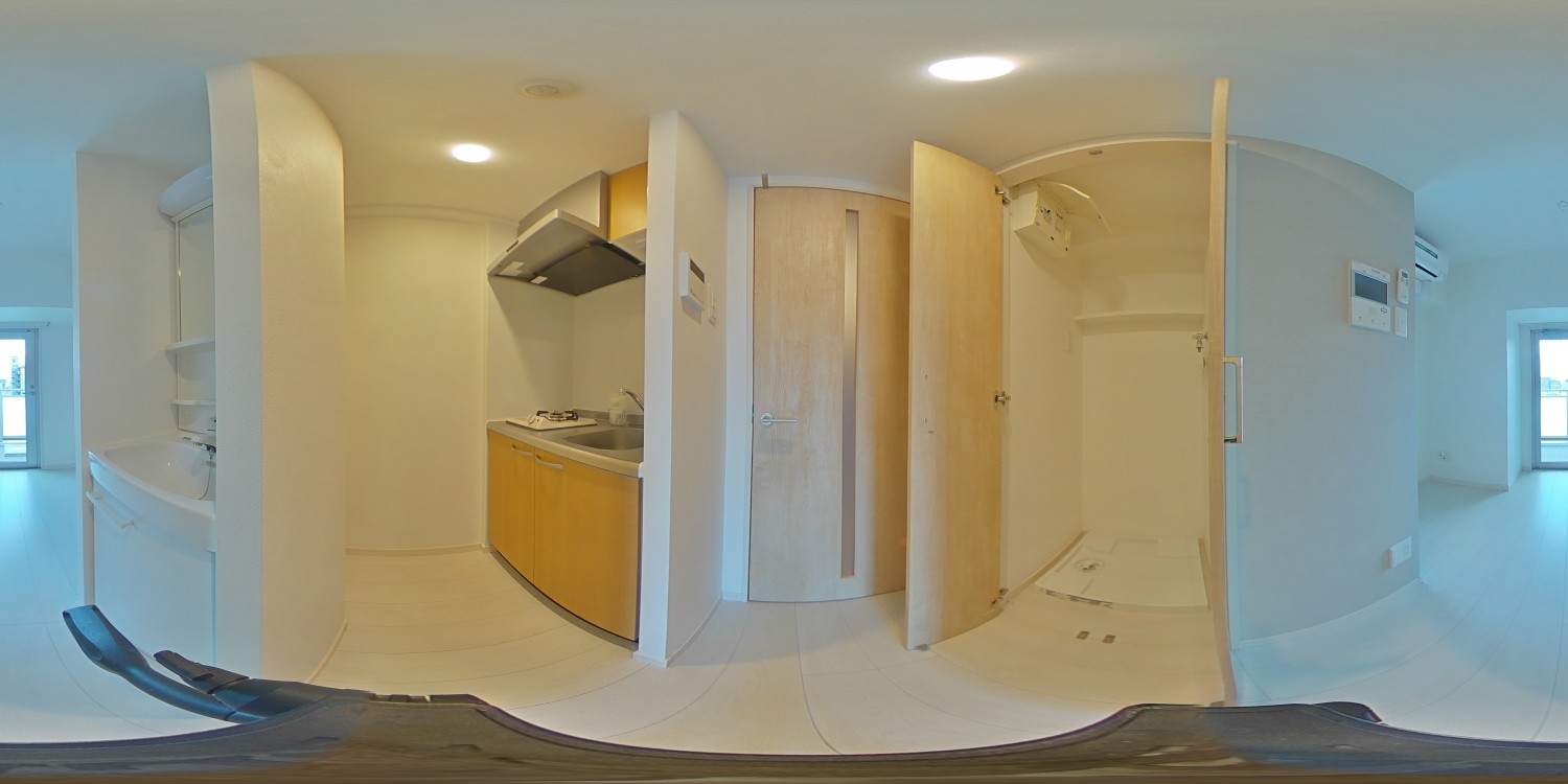 キッチン　洗濯機