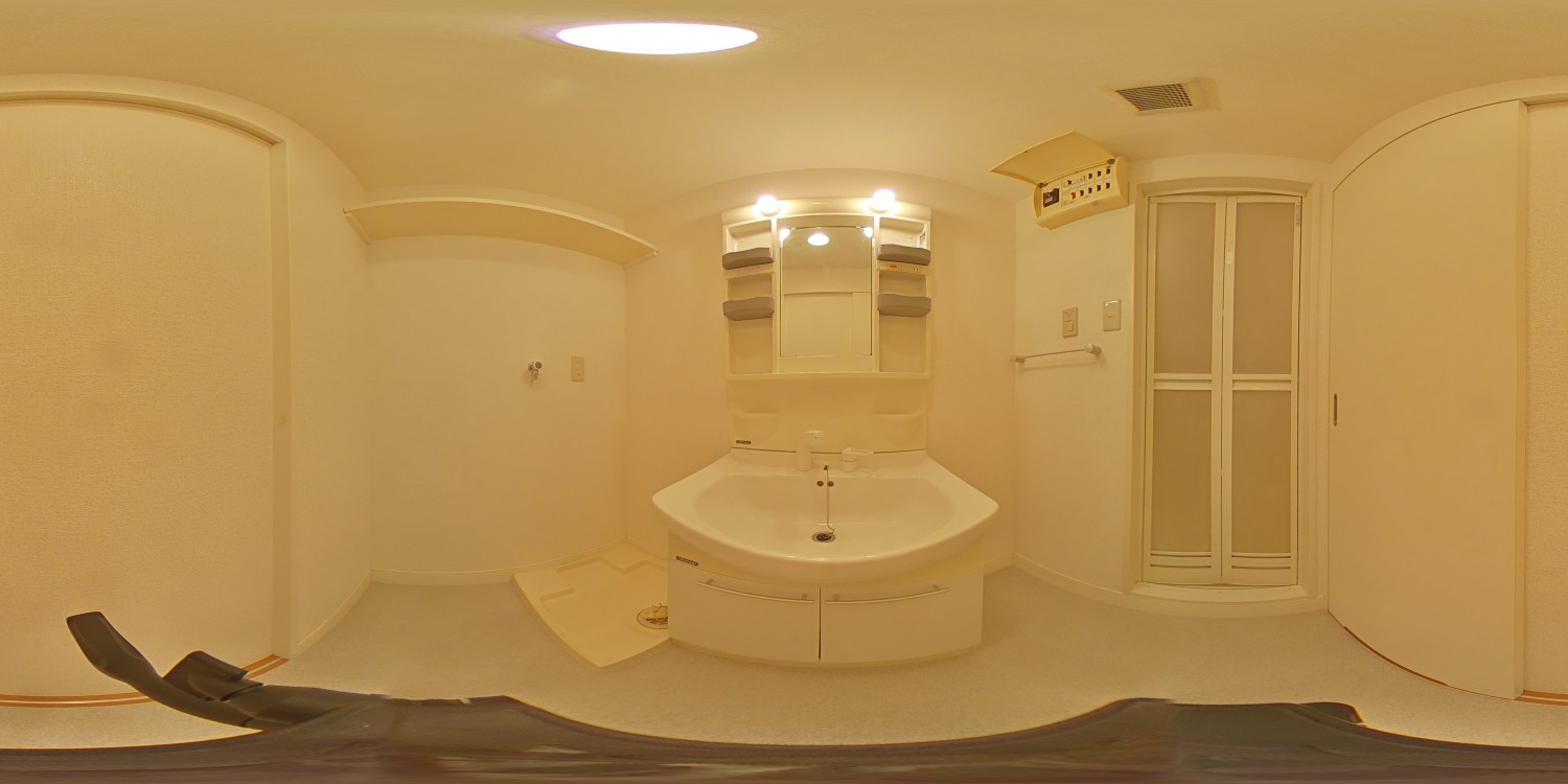 洗濯機　洗面台