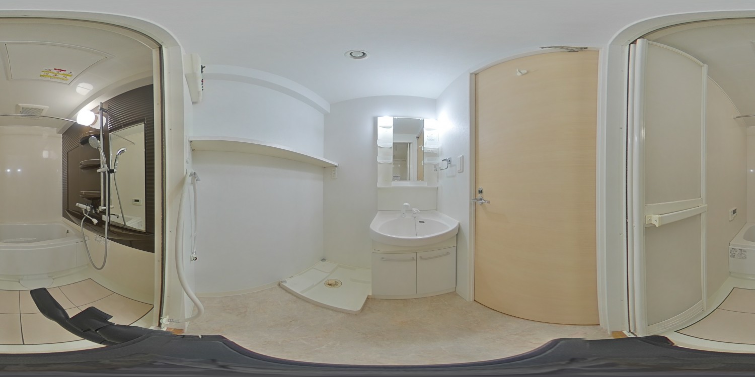 洗面台　洗濯機　浴室