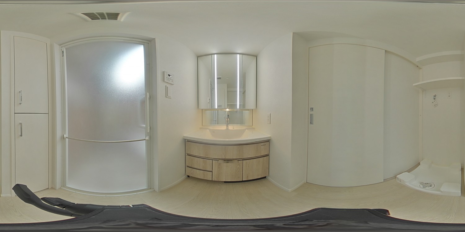 洗面台　洗濯機