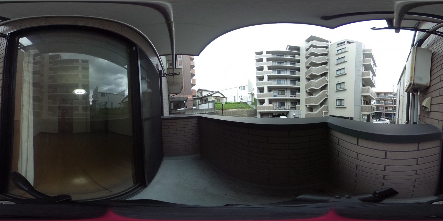 南向きバルコニー