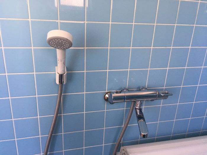 温度調節機能付き浴室シャワー水栓金具