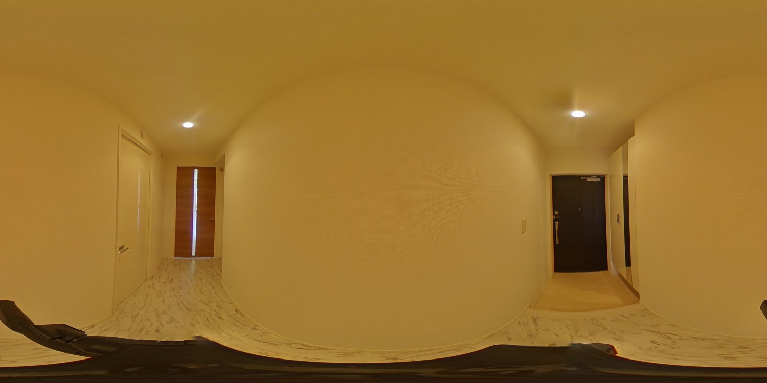 ※102号室のパノラマ写真です