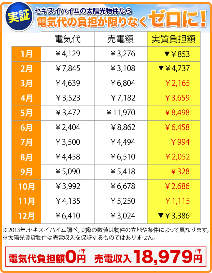 売電対応物件