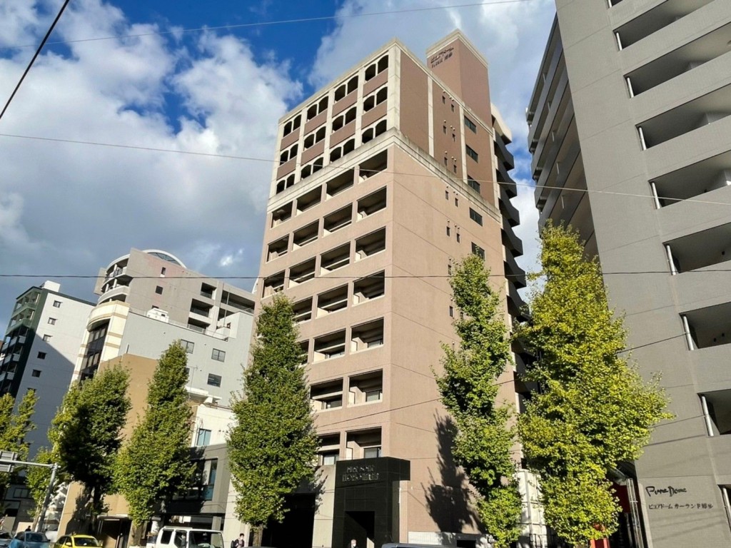 【美野島】角部屋☆室内洗濯機置場・１口コンロ・脱衣スペースあり☆分譲マンションのワンルームです【JR博多駅　徒歩１７分】