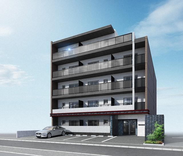 【高宮駅徒歩3分】新築（3月入居開始予定！）１LDK☆Wi-Fiネット無料！敷地内駐車場あり♪カウンタータイプのシステムキッチンや浴室乾燥、ウォークインクローゼットなど最近の流行設備がズラリ！完成が待ち遠しいです♪【高宮3丁目】